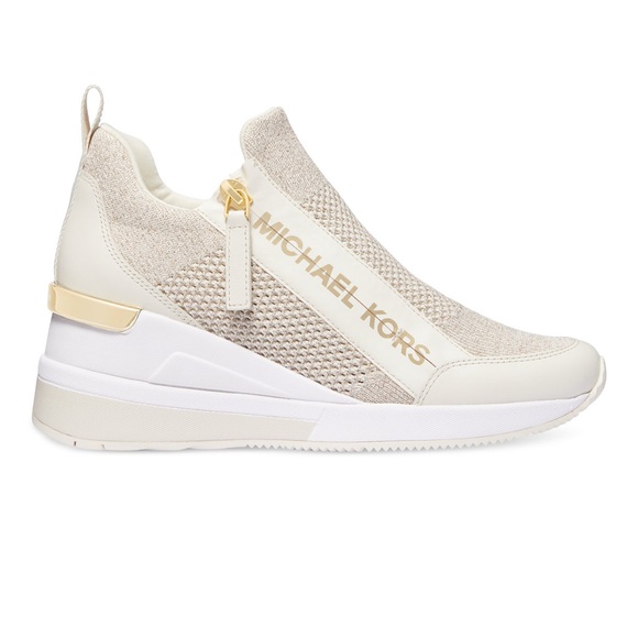 Michael Kors Women's Wedge Trainer Sneakers, 7.5 - Picture 1 of 5